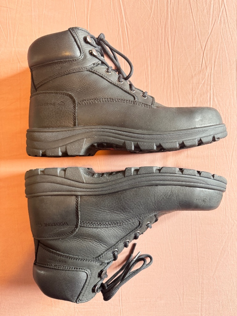 WOLVERINE MEN'S CARLSBAD WATERPROOF 6" STEEL-TOE WORK BOOT - SIZE 11W